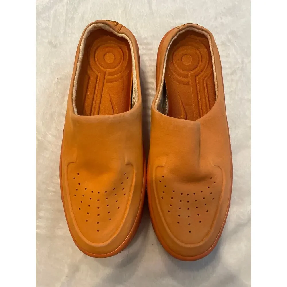 NIKE Air Force 1 “Lover” Sneakers US 6 Cinder Orange AO1523-800 Slip On Shoes - Picture 3 of 9
